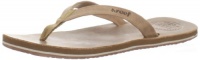 Reef Women's Girls Skinny Leather Flip Flop Sandal,Tobacco,7 M US