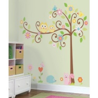 RoomMates RMK1439SLM Scroll Tree Peel & Stick Wall Decal MegaPack