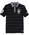 From the country club to the night club, this polo shirt from Ecko Unltd is at home anywhere.