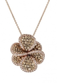 Effy Jewlery Jardin Bloom Cognac Diamond Pendant