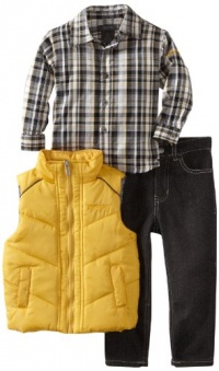 Kenneth Cole Boys 2-7 Puffy Vest Clothing Set