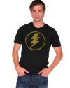 Chaser Mens Lightning Bolt Tee - Vintage black - Medium