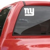 New York Giants 8x8 White Team Logo Decal