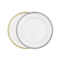 Haviland Plumes Platinum Round Deep Platter 12.4 in