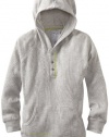 Calvin Klein Boys 8-20 Thermal Pullover Hoodie, Iron Grey, Large