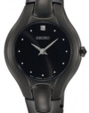 Seiko Women's SUJF89 Diamond Black Ion Finish Dress Watch