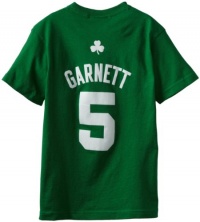 NBA Boston Celtics Kevin Garnett Youth 8-20 Short Sleeve Name & Number T-Shirt, Medium, Green