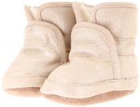 Robeez Kid's Cozy Ankle Bootie (Infant/Toddler), Silver Sparkle, 12-18 Months (4.5-6 M US Toddler)