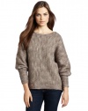 Rebecca Minkoff Women's Daria Scoop Neck Sweater, Oatmeal, Small