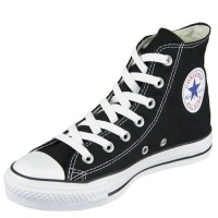 Converse Chuck Taylor All Star Shoes (M9160) Hi Top in Black, Size: 9.5 D(M) US Mens / 11.5 B(M) US Womens, Color: Black