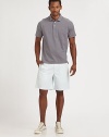 A crisp, clean summer favorite effortlessly designed in smooth cotton for a resort-inspired look.Flat-front styleSide slash, back welt pocketsInseam, about 8½CottonMachine washImported