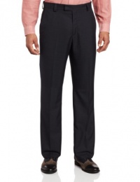 Kenneth Cole Reaction Men's Mini Herringbone Modern Fit Flat Front Dress Pant