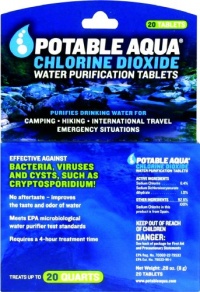 Potable Aqua Chlorine Dioxide Tablets