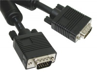 C2G / Cables to Go - 28012 - 10ft Pro Series HD15 M/M SVGA Monitor Cable with Ferrites (Black)