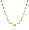 House of Harlow 1960 Gold Plated Pyramid Station Necklace