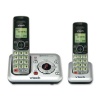 VTech CS6429-2 DECT 6.0 Cordless Phone, Silver/Black, 2 Handsets