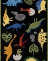 Lil Mo Whimsy Collection LMOJULMJ18BLK4060 Area Rug, 4 by 6-Feet