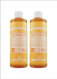 Dr. Bronner's Pure Castile Liquid Soap Citrus Orange 64 oz