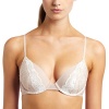 On Gossamer Women's Layered Luxe Lightly Lined Plunge Bra, Champagne/Pina Colada, 34C