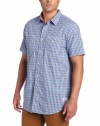 Nautica Men's Short Sleeve Multi Plaid Poplin Woven