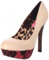 Betsey Johnson Women's Dareah Platform Pump,Blush Multi,8 M US