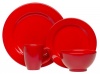 Waechtersbach Effect Glaze Cherry 4-Piece Place Setting, Service for 1