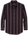 Keep your look in line with this striped shirt from Alfani Black.