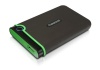 Transcend Information 1 TB USB 3.0 External Hard Drive - Military Drop Standards (TS1TSJ25M3)