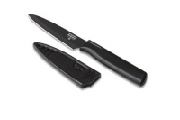 Kuhn Rikon 4-Inch Nonstick Colori Paring Knife, Black