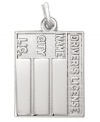 Hit the road! Rembrandt's driver's license charm is the perfect gift for someone who has just passed their driving test. Set in sterling silver. Approximate drop: 1 inch.