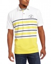 Nautica Men's Big-Tall Short Sleeve Micro Engineered Stripe Polo