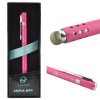 caseen VIBE L Extra Long Stylus Pen (Pink) w/ Gift Box for iPad 4, iPad Mini, iPad 2/3, iPhone 5 4S, Asus Transformer, Asus Transformer TF300, TF700 Series, VivoTab RT, Microsoft Surface, Acer Iconia, Barnes & Noble Nook HD+, Nook HD, Nook Color / Tablet,