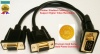 PTC Premium GOLD Series VGA / SVGA 1 source to 2 displays Splitter cable