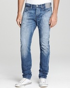 Edun Paint Splatter Slim Fit Jeans