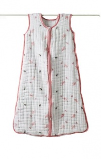 aden + anais Cozy Slumber Muslin Four Layer Sleeping Bag, Baby Cakes - Fairies, X-Large