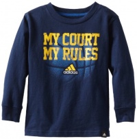 Adidas Boys 2-7 Long Sleeve Swagger Tee, Navy, 5