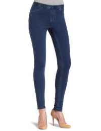 HUE Womens Solid Skinny Jegging, Navy Denim, X-S (0-2)