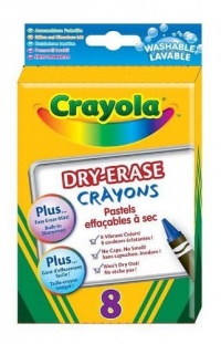 Crayola 8ct Dry Erase Crayons Large Size