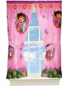 Nickelodeon Dora Fun In the Jungle Microfiber Drapes, 82 by 63-Inch