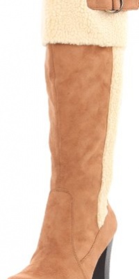 Naturalizer Women's Trinity Wide Shaft Knee-High Boot,Tan,6 M US