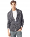 Instantly add an air of sophistication to any look with this shawl-collar cardigan from American Rag.