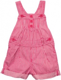 OshKosh B'Gosh Shortalls - Pink Stripe