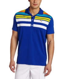 Puma Men's Engineered Stripe Tech Polo