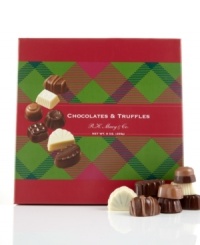 Variety truly is the spice of life! You'll find Frango's most popular chocolates and truffles all in one box - rich, creamy and beautifully presented. Includes 17 different and delectable flavors; choose your favorite before they're all gone!