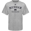 adidas Michigan Wolverines Ash Practice T-shirt