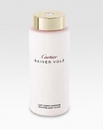 True to the scent of Baiser Volé Eau de Parfum, the Body Milk is full of fresh, floral and powdery notes, leaving the skin delicately fragrance and moisturized. 6.7 oz. 