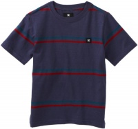 DC Apparel - Kids Boys 2-7 Wormser Tee, Blue Indigo, Large/7