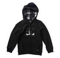 DC Shoes Boys Scourge Hoodie Sweatshirt (2T-7)-Black -XL