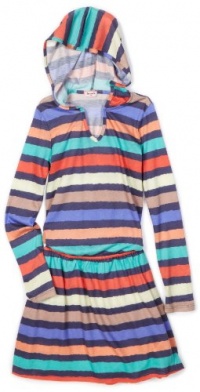 Splendid Girls 7-16 Oasis Stripe Dress, Bonfire, 10