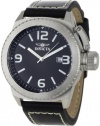 Invicta Men's 1108 Corduba Collection Black Dial Black Leather Watch